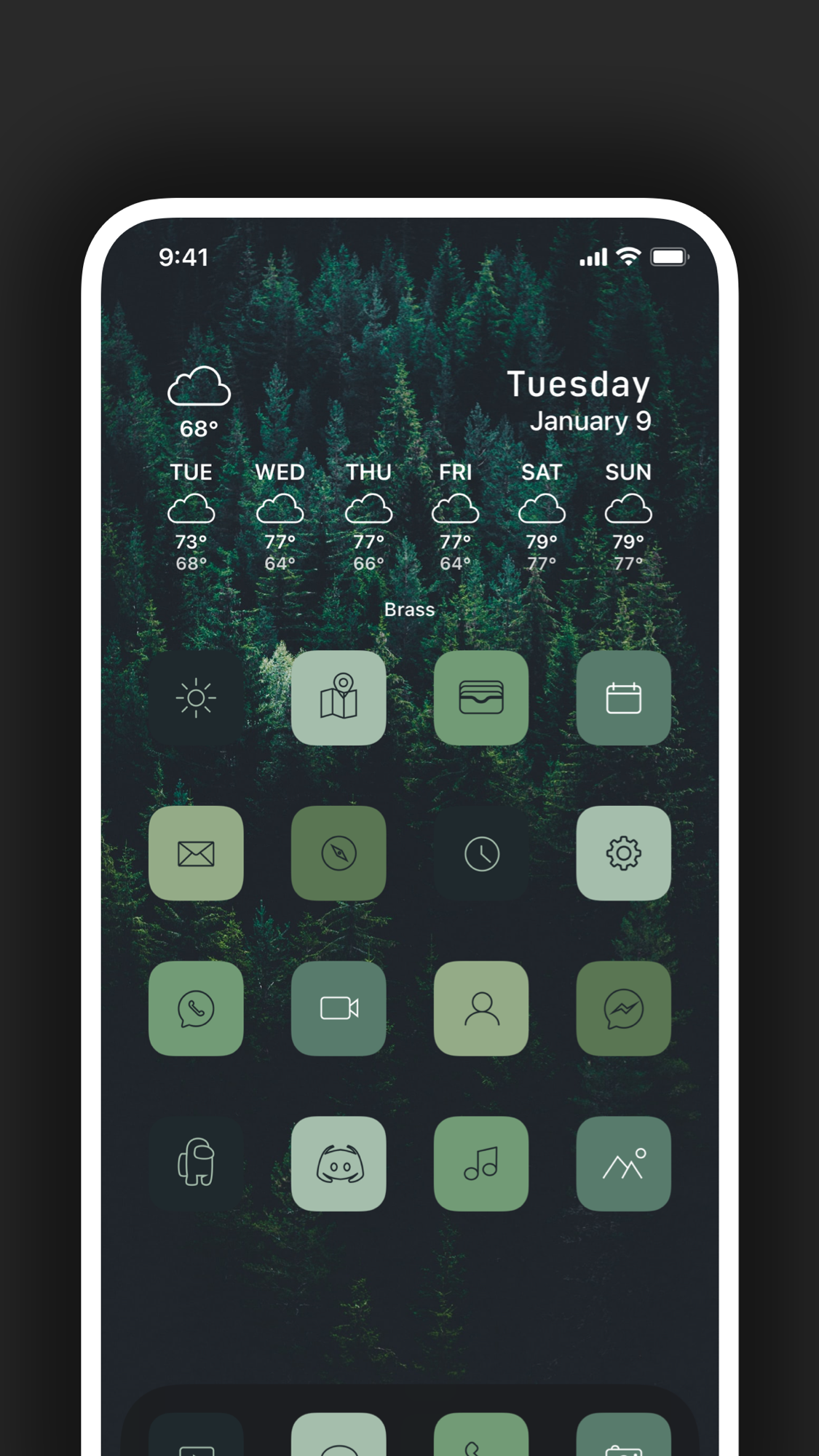 Brass - Icon Themes & Widgets screenshot