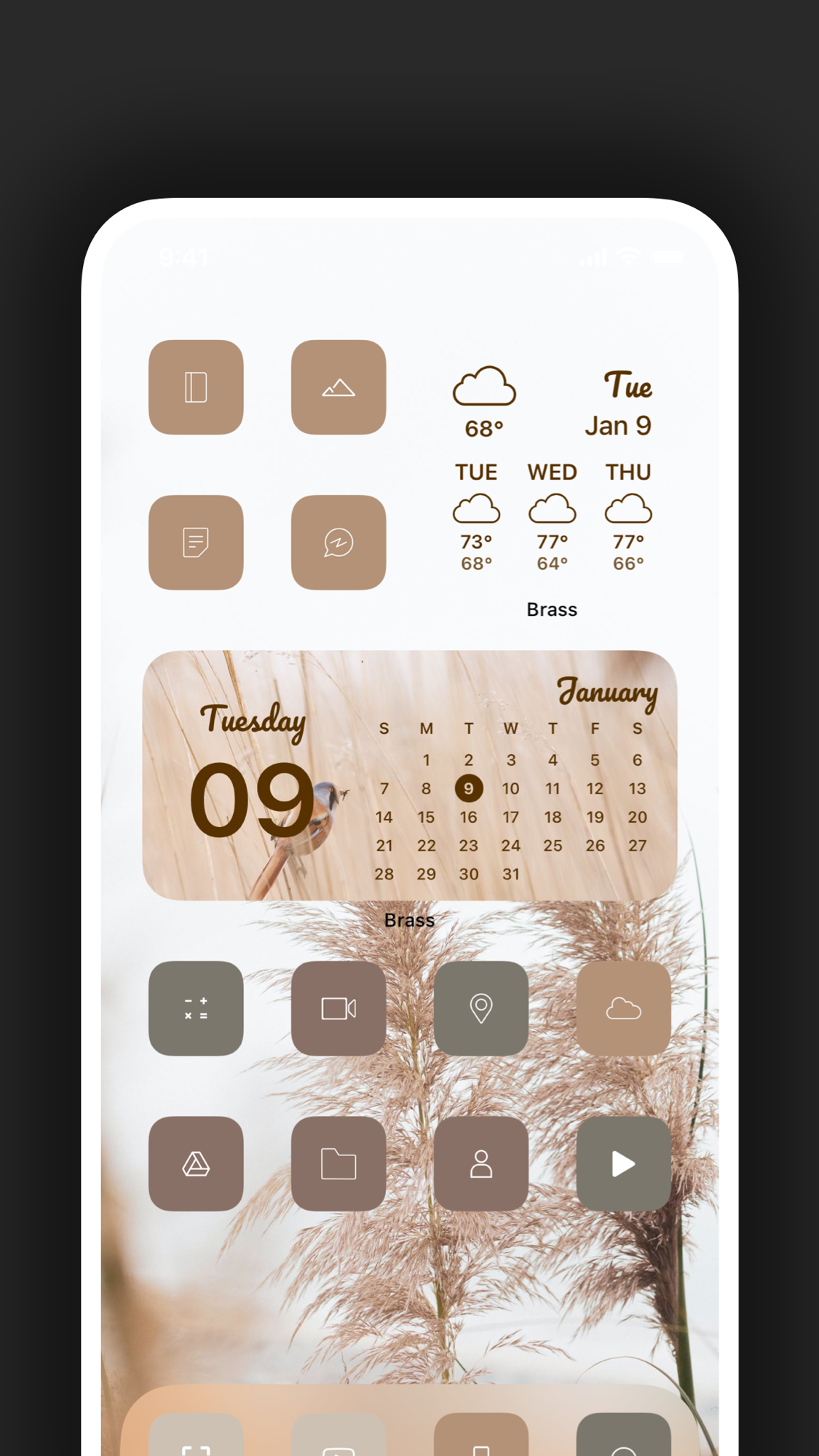 Brass - Icon Themes & Widgets screenshot