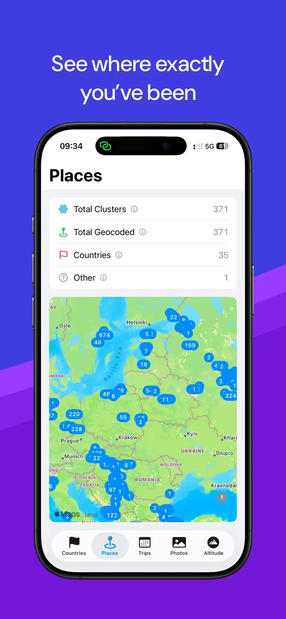 Country Count: Travel Tracker screenshot