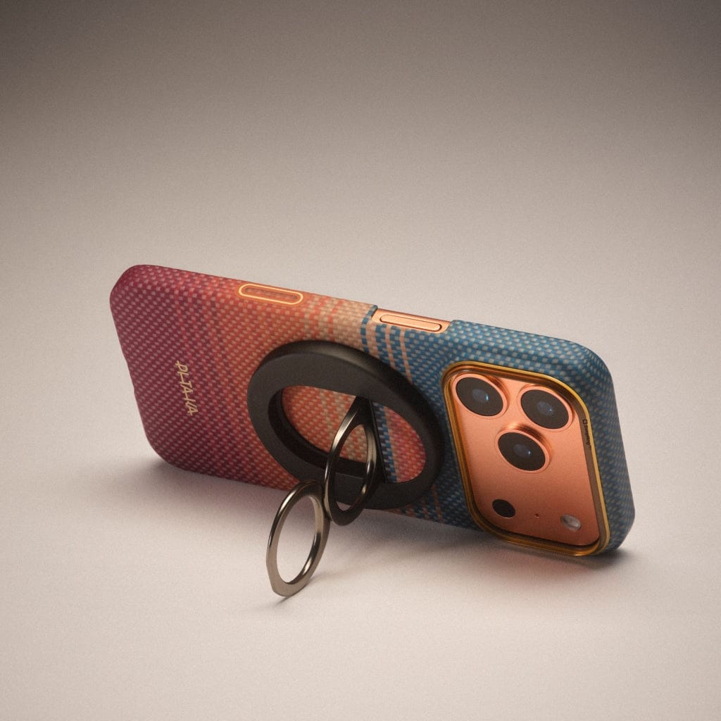 Pitaka's MagEZ Grip is a slim MagSafe ring in aramid fiber