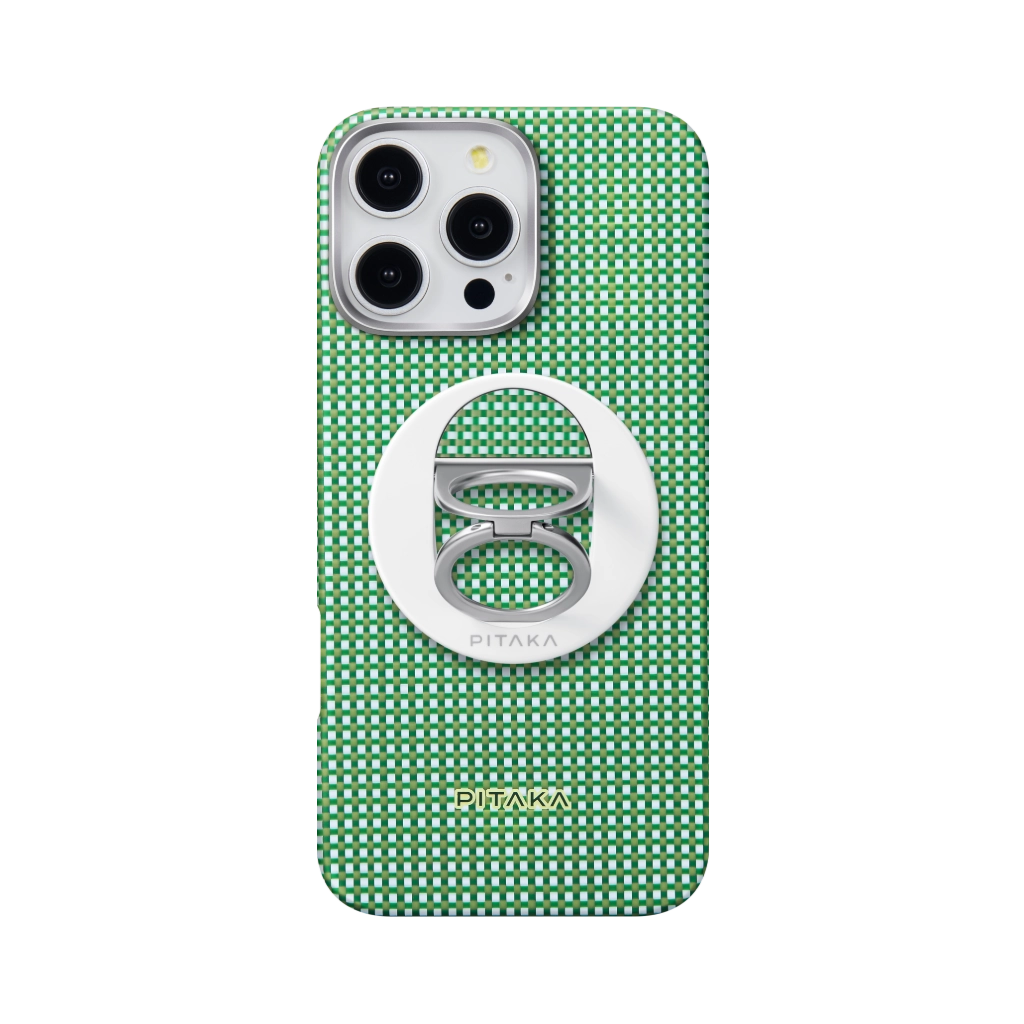 Pitaka's MagEZ Grip is a slim MagSafe ring in aramid fiber
