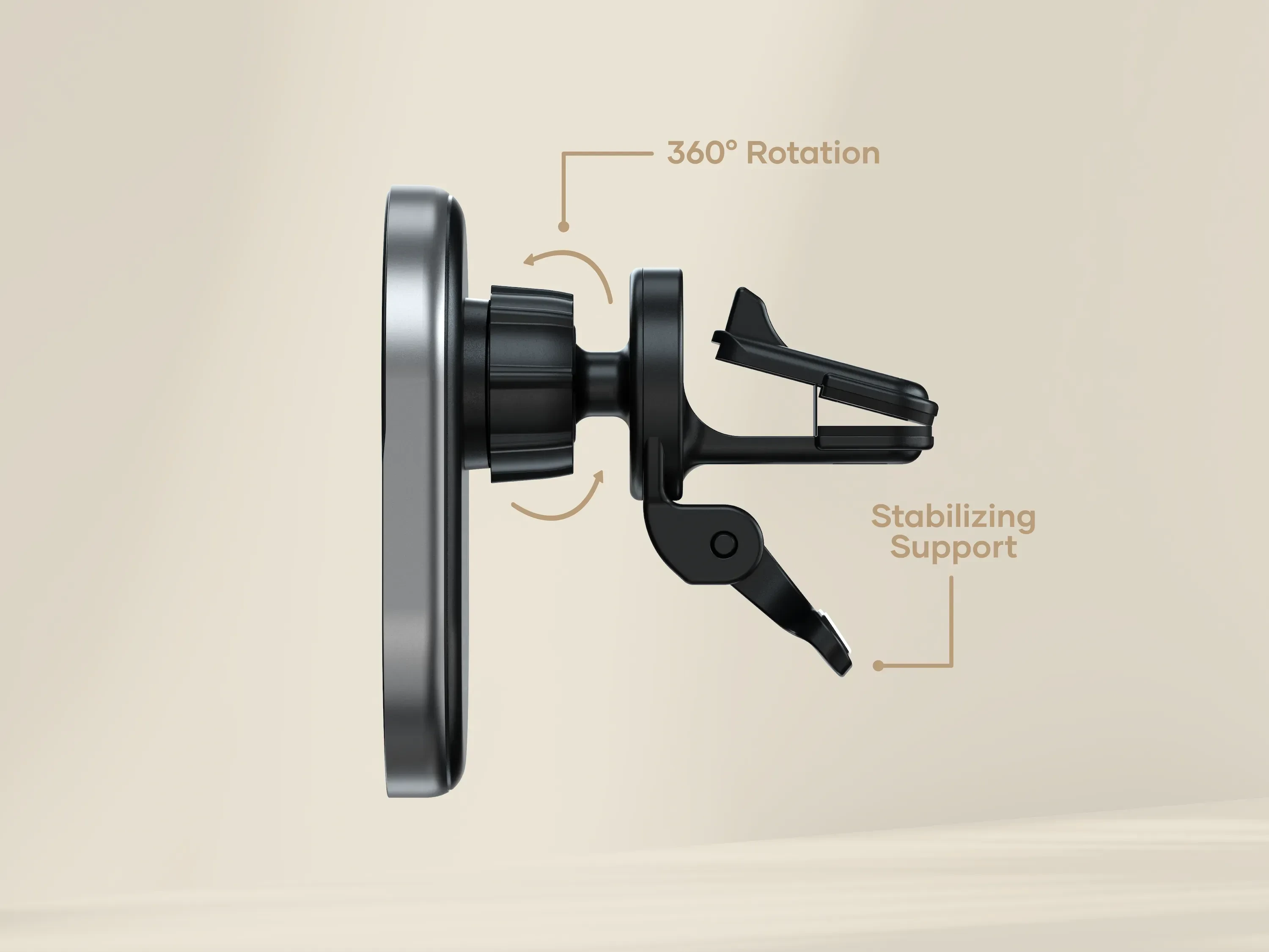 Satechi's car mount keeps Qi2 speed through potholes