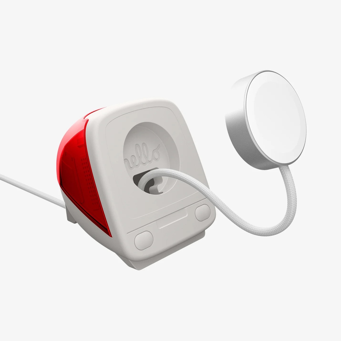 The iMac G3 returns as Spigen's Apple Watch charger stand