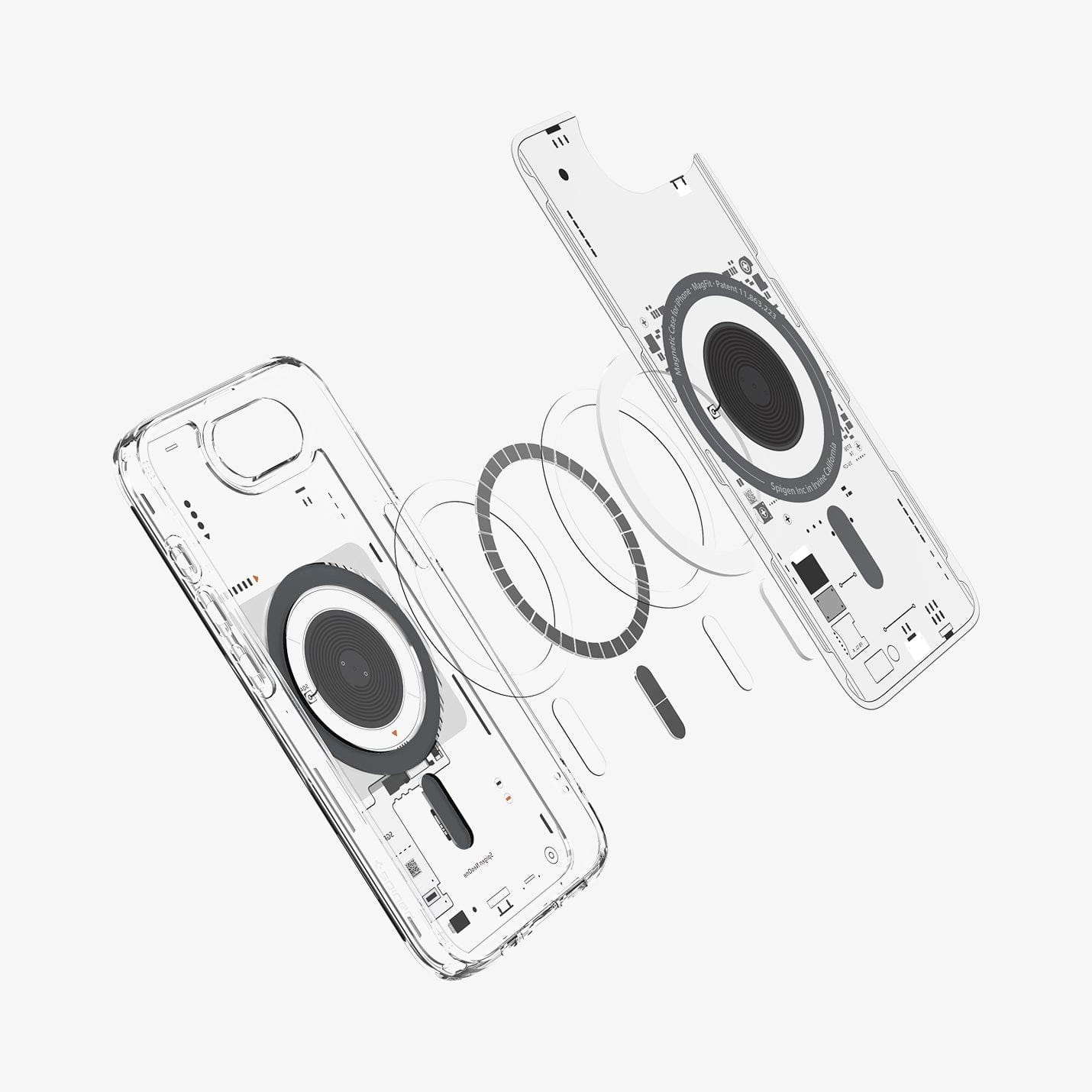Spigen Neo One for iPhone 17e makes teardown art the design