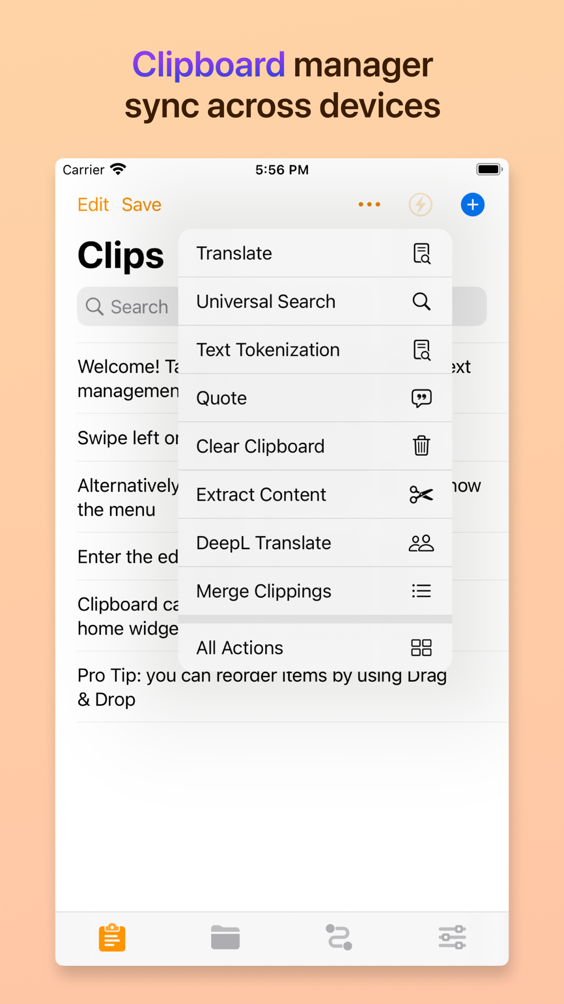 Taio - Markdown & Text Actions screenshot