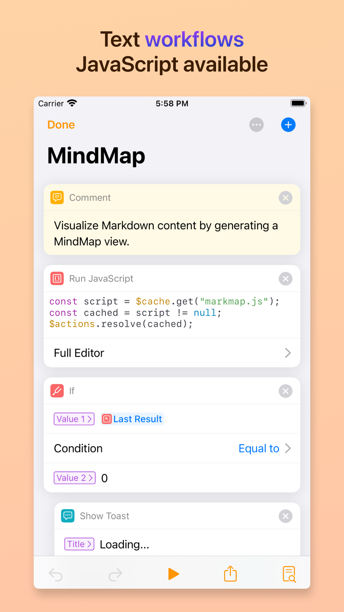 Taio - Markdown & Text Actions screenshot