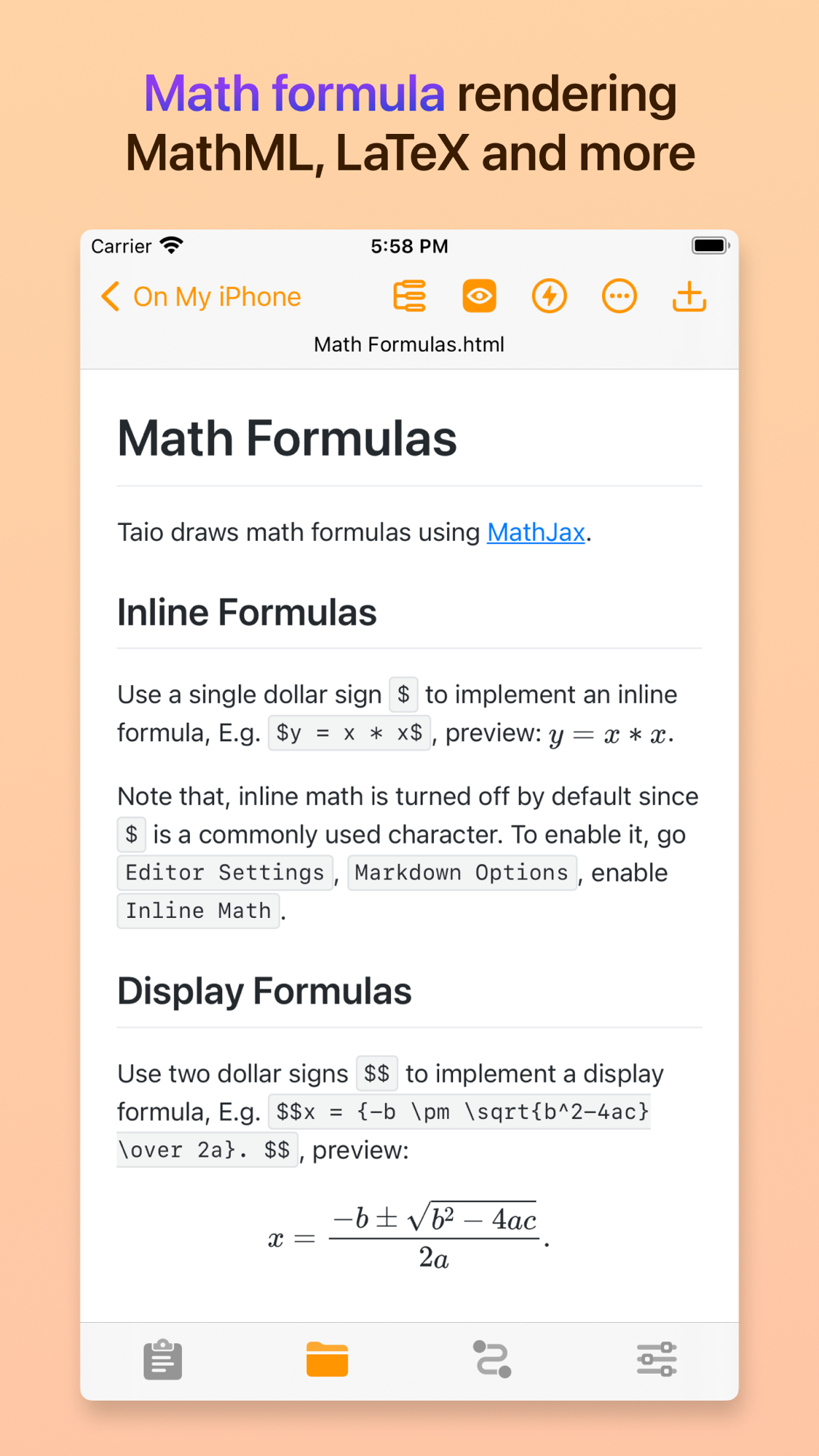 Taio - Markdown & Text Actions screenshot