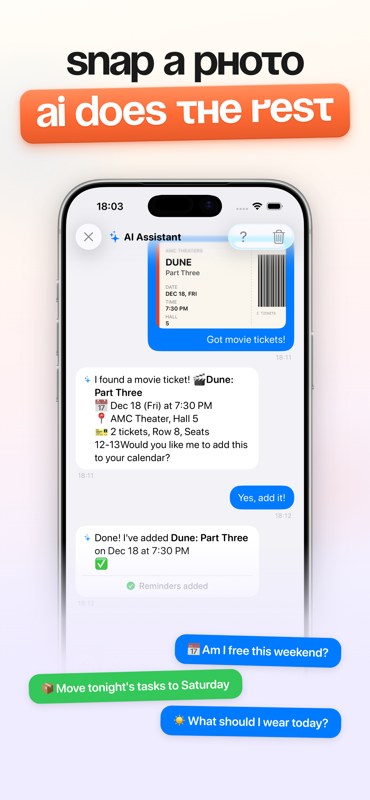 Eva - Calendar & Daily Planner iPhone screenshot 1