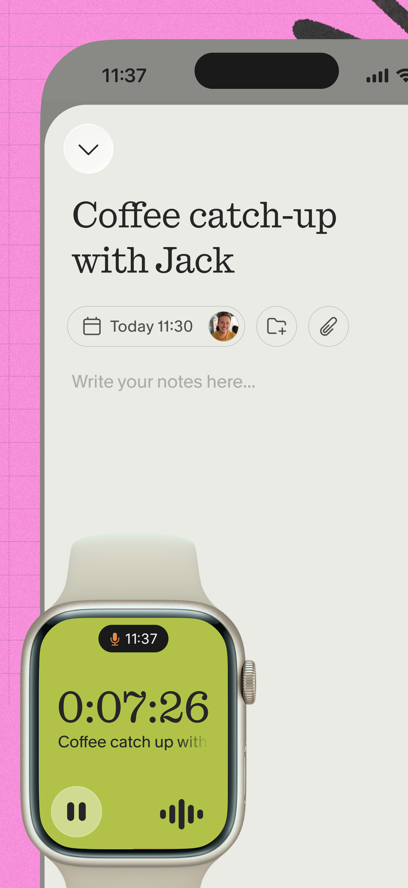 Granola - AI Meeting Notes iPhone screenshot 2