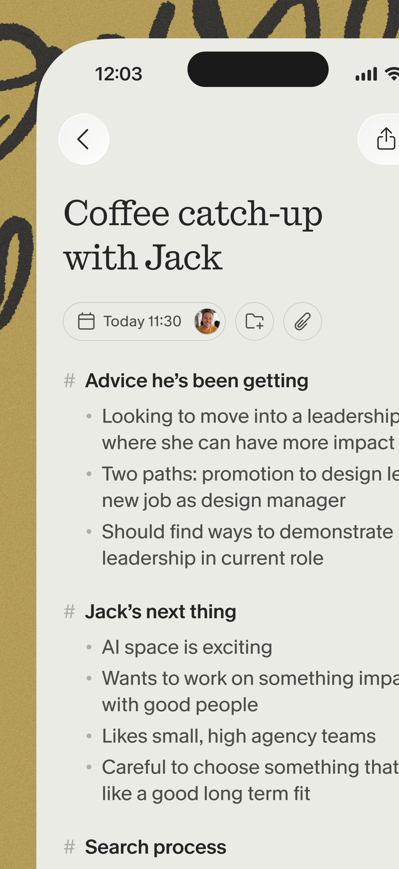 Granola - AI Meeting Notes iPhone screenshot 3
