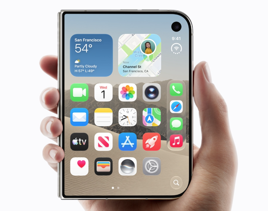 iPhone Duo trades the 8x telephoto for a 7.6-inch screen