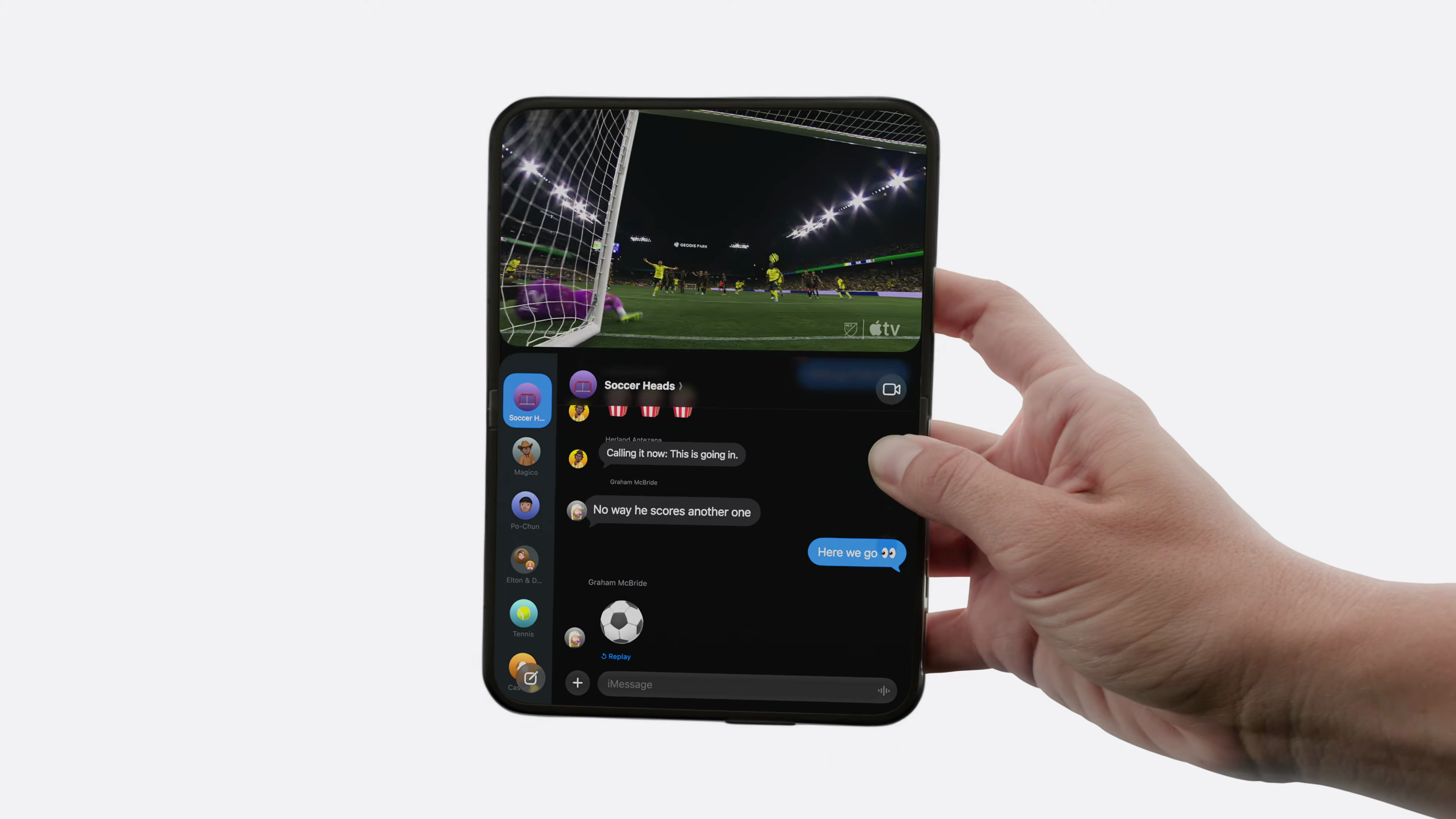 The iPhone Duo gets the split screen the iPad lost
