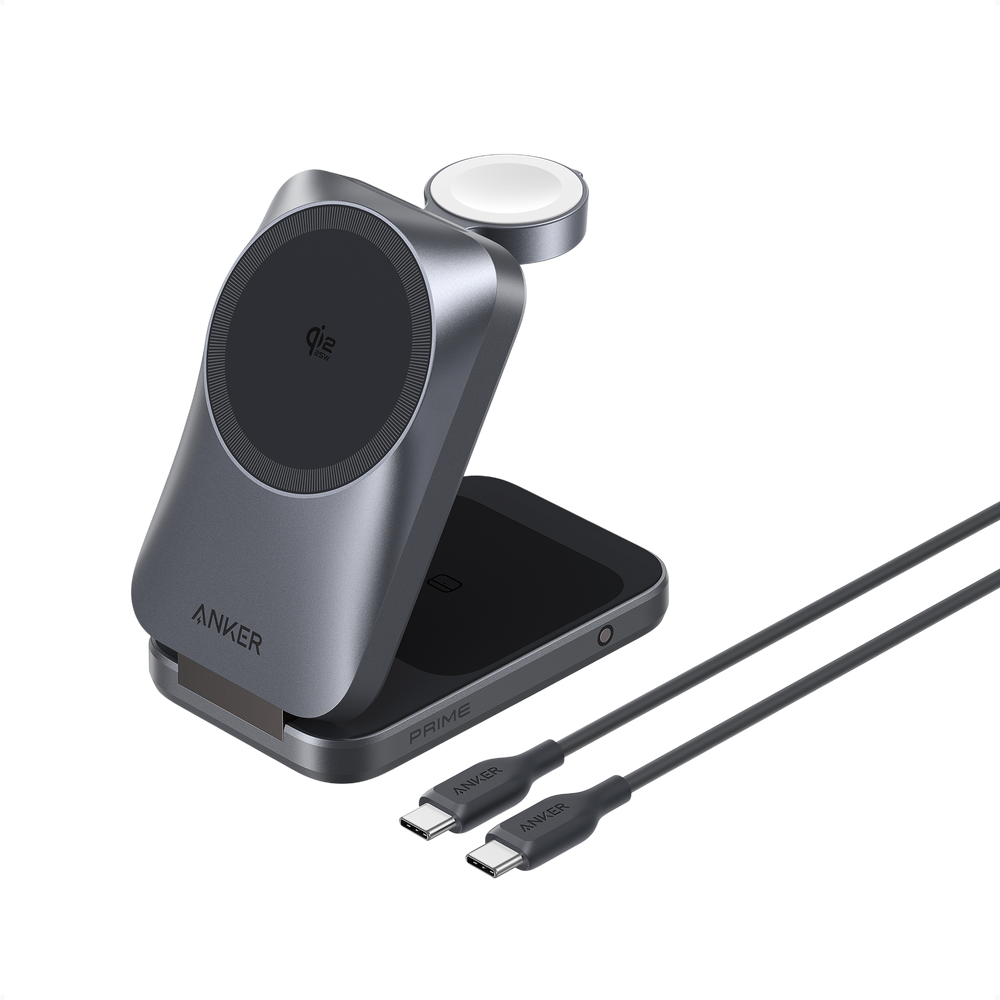 Anker's foldable Prime station pushes Qi2 to 25W