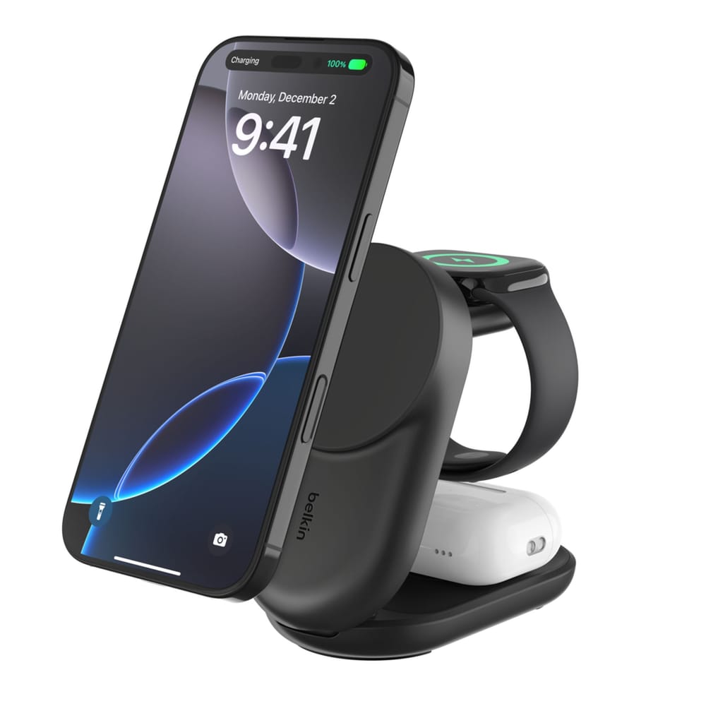 Belkin's UltraCharge packs 25W Qi2 into a credit-card base