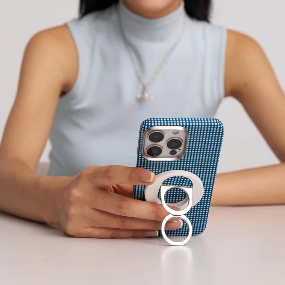 Pitaka's MagEZ Grip is a slim MagSafe ring in aramid fiber