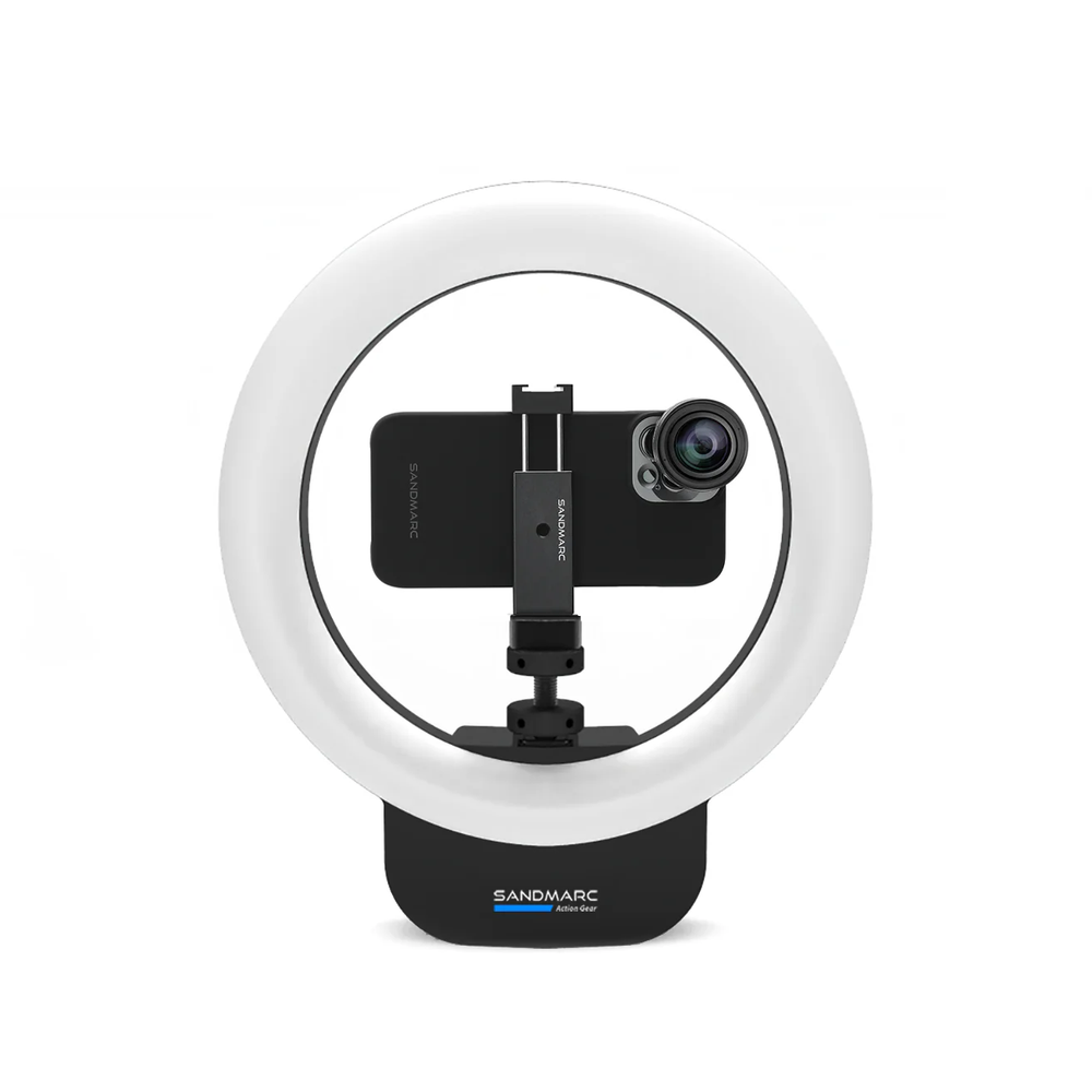 SANDMARC's wireless ring light runs four hours on a charge