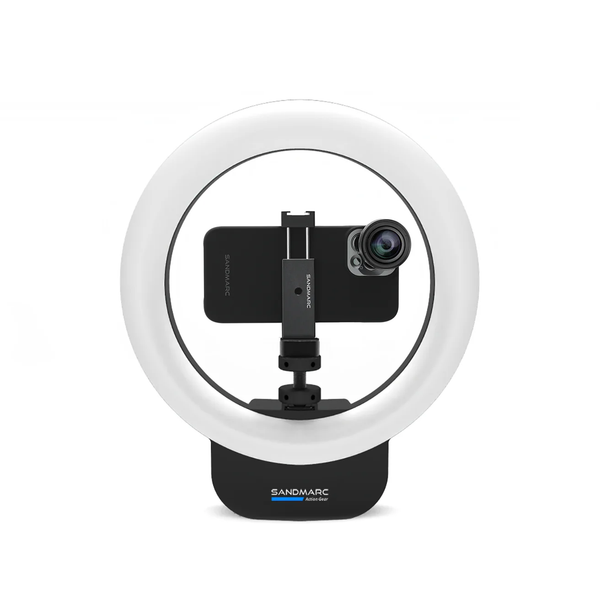 SANDMARC's wireless ring light runs four hours on a charge