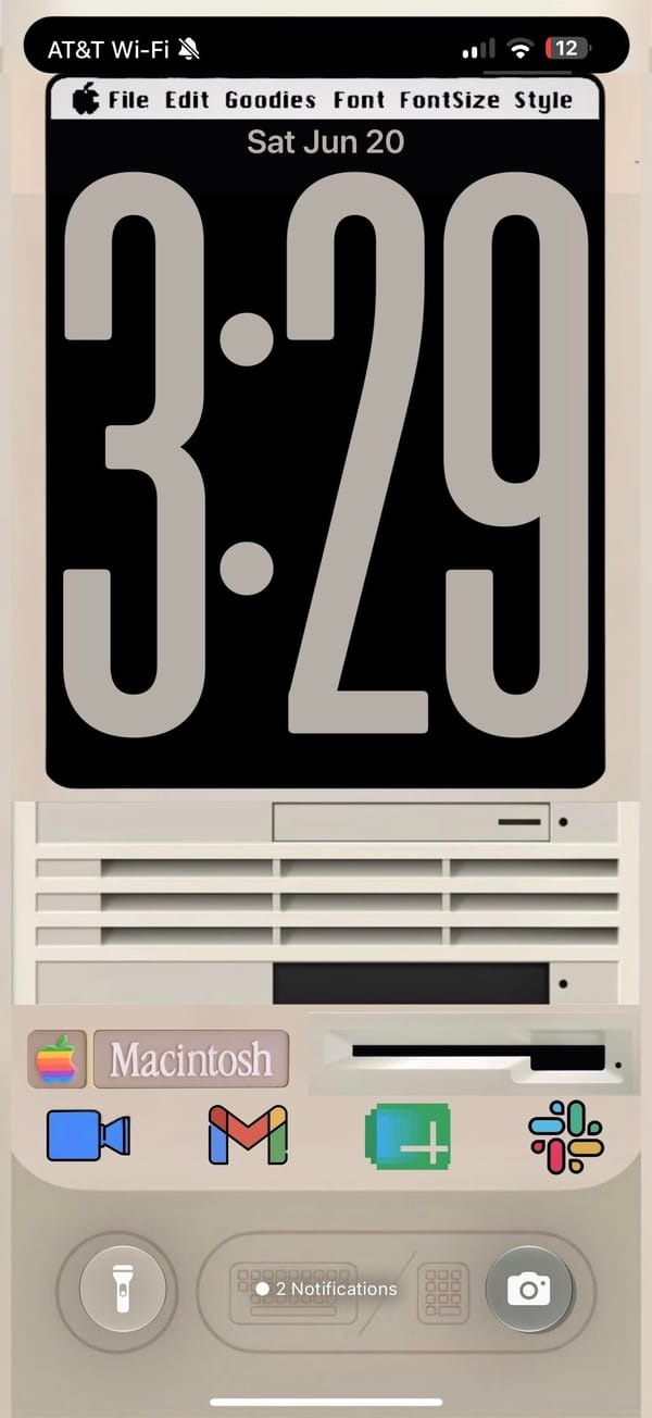 A classic Macintosh theme down to the menu bar
