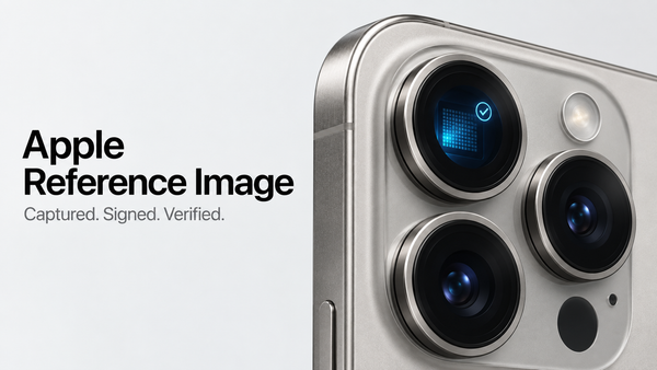 iPhone 18 Pro Reference Image signs photos at the sensor