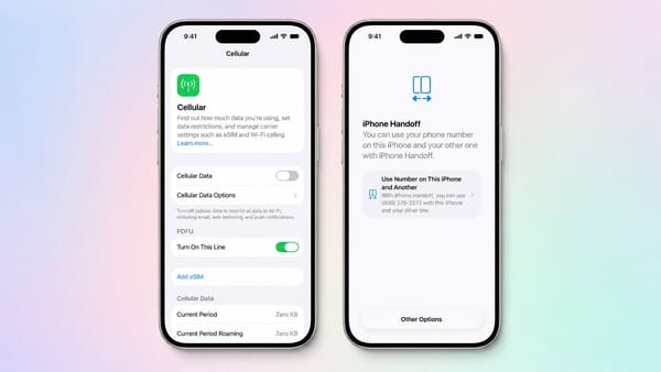 iOS 27's iPhone Handoff puts one number on two iPhones