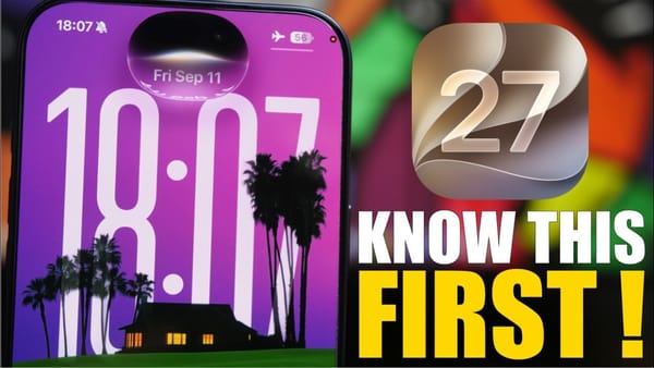 The iOS 27 update wants 20 GB and a slow start