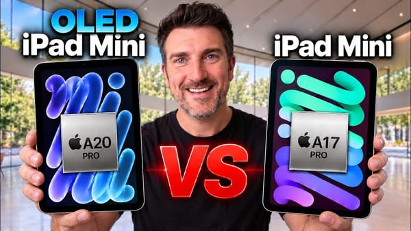 iPad mini 8 vs mini 7, where OLED arrives without 120Hz
