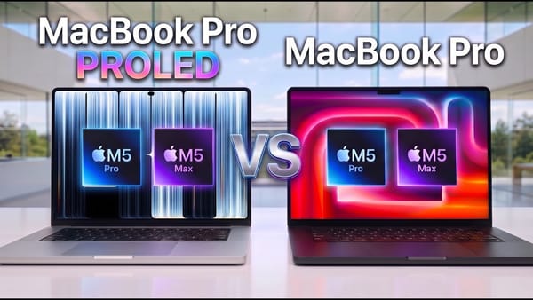 MacBook Pro OLED vs mini-LED: ten times the contrast